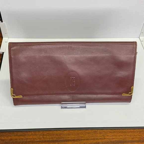 Cartier Vintage Burgundy Leather Organizer - Picture 11 of 13